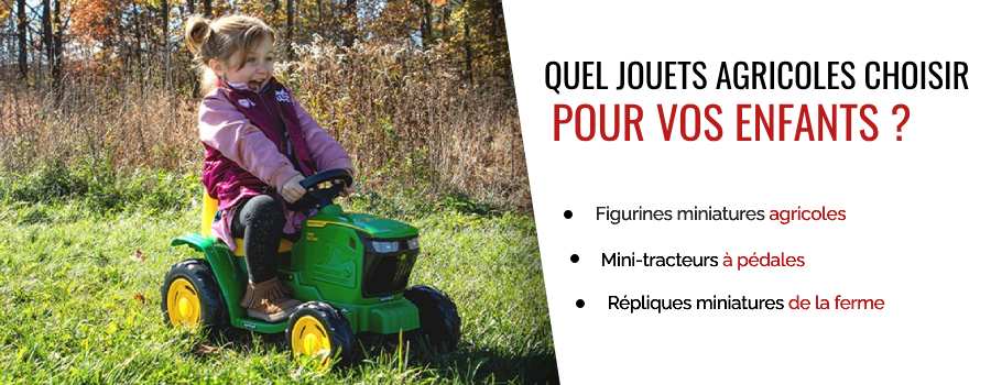 Jouets miniatures agricoles pour enfants