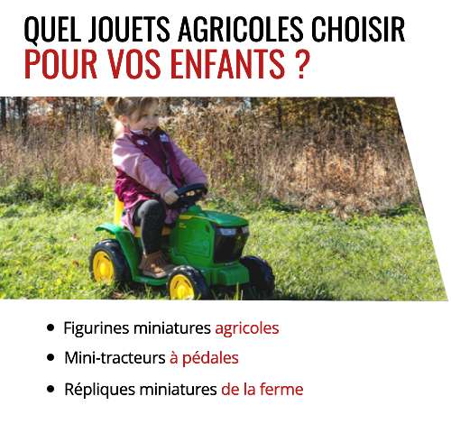 Jouets miniatures agricoles pour enfants