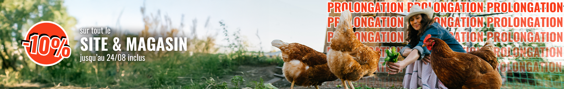 PROLONGATION -10% sur tout le site !